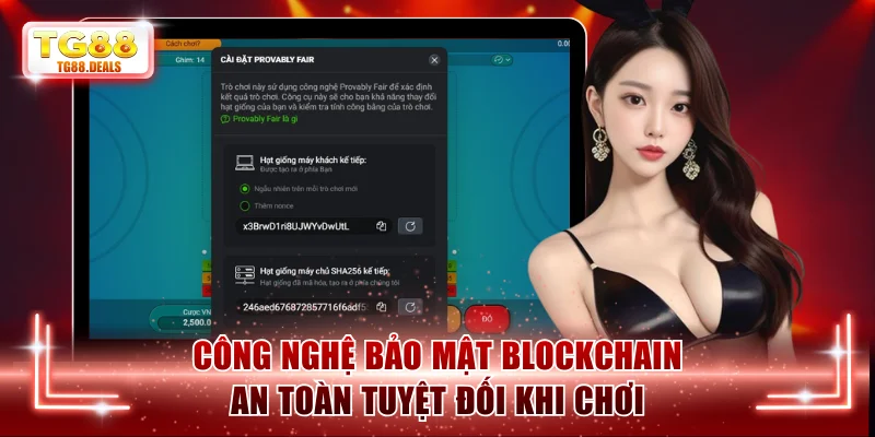 Blockchain TG88 siêu bảo mật an toàn khi chơi